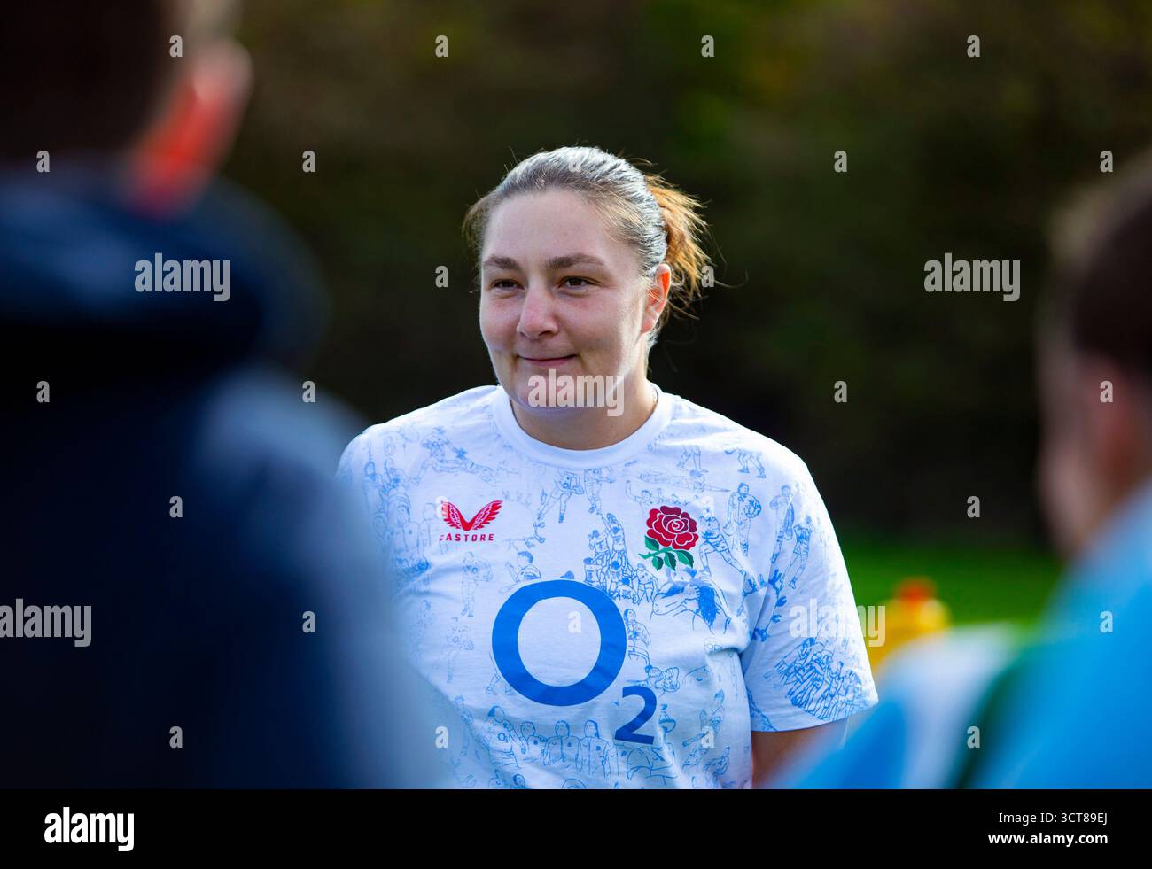 EDITORIAL USE ONLY England Women's Rugby player, Amy Cokayne at ...