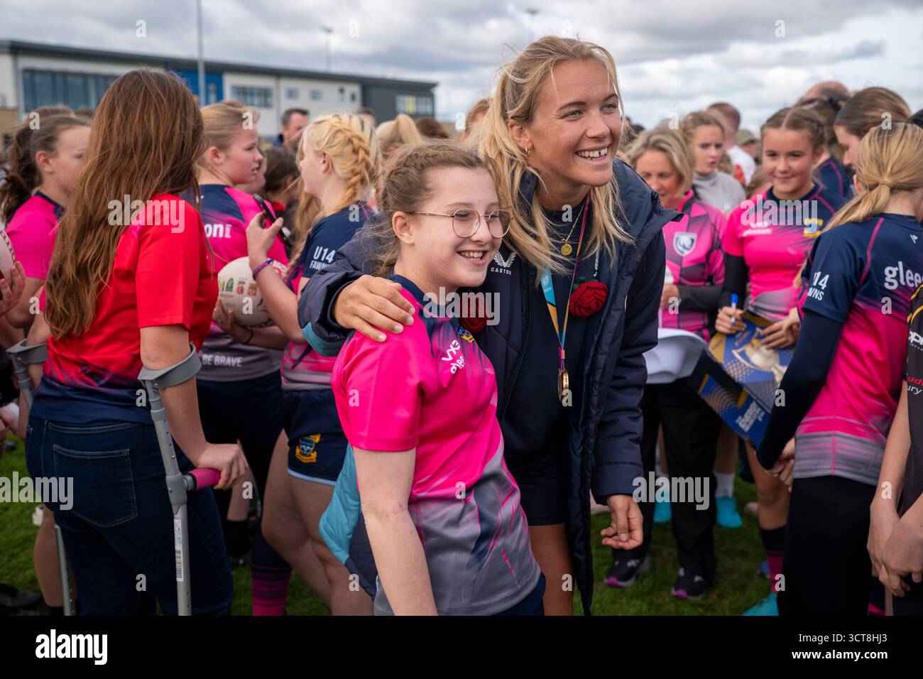 EDITORIAL USE ONLY England Women's Rugby player, Zoe Aldcroft, poses ...