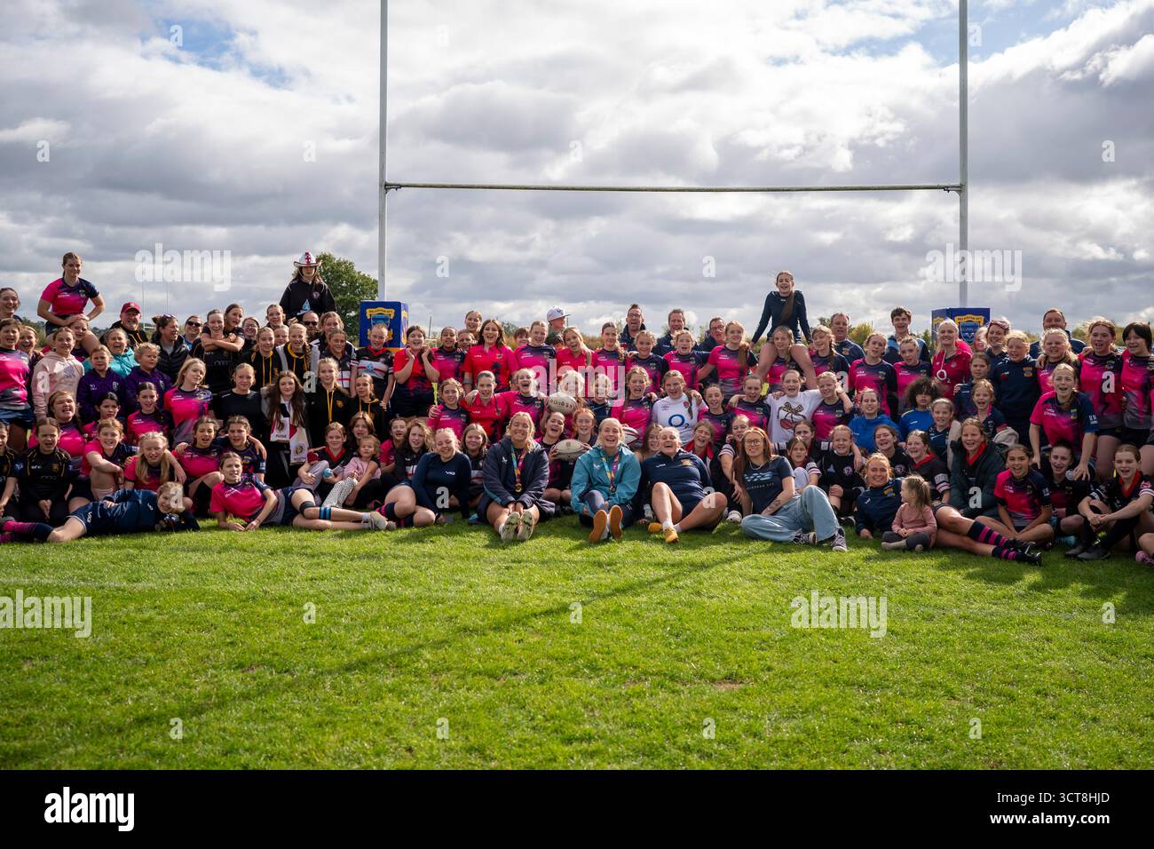 EDITORIAL USE ONLY England Women's Rugby players, Zoe Aldcroft, centre ...