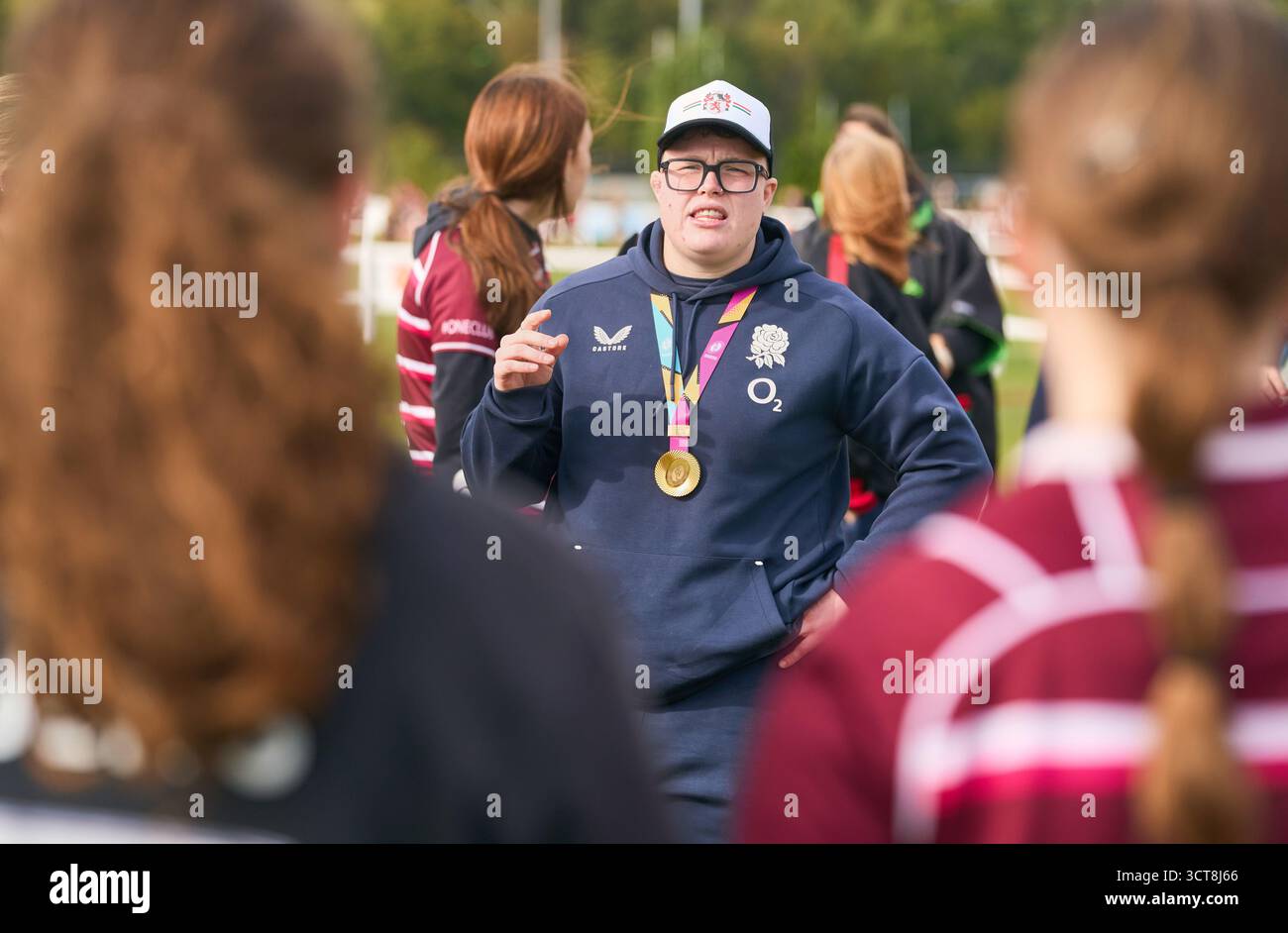 Hannah Boterman EDITORIAL USE ONLY England Women's Rugby player, Hannah Botterman talks ...