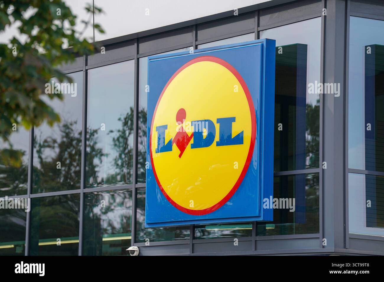 LIDL Filialkennzeichnung des Discounters Deutschland, Europa, LIDL ...