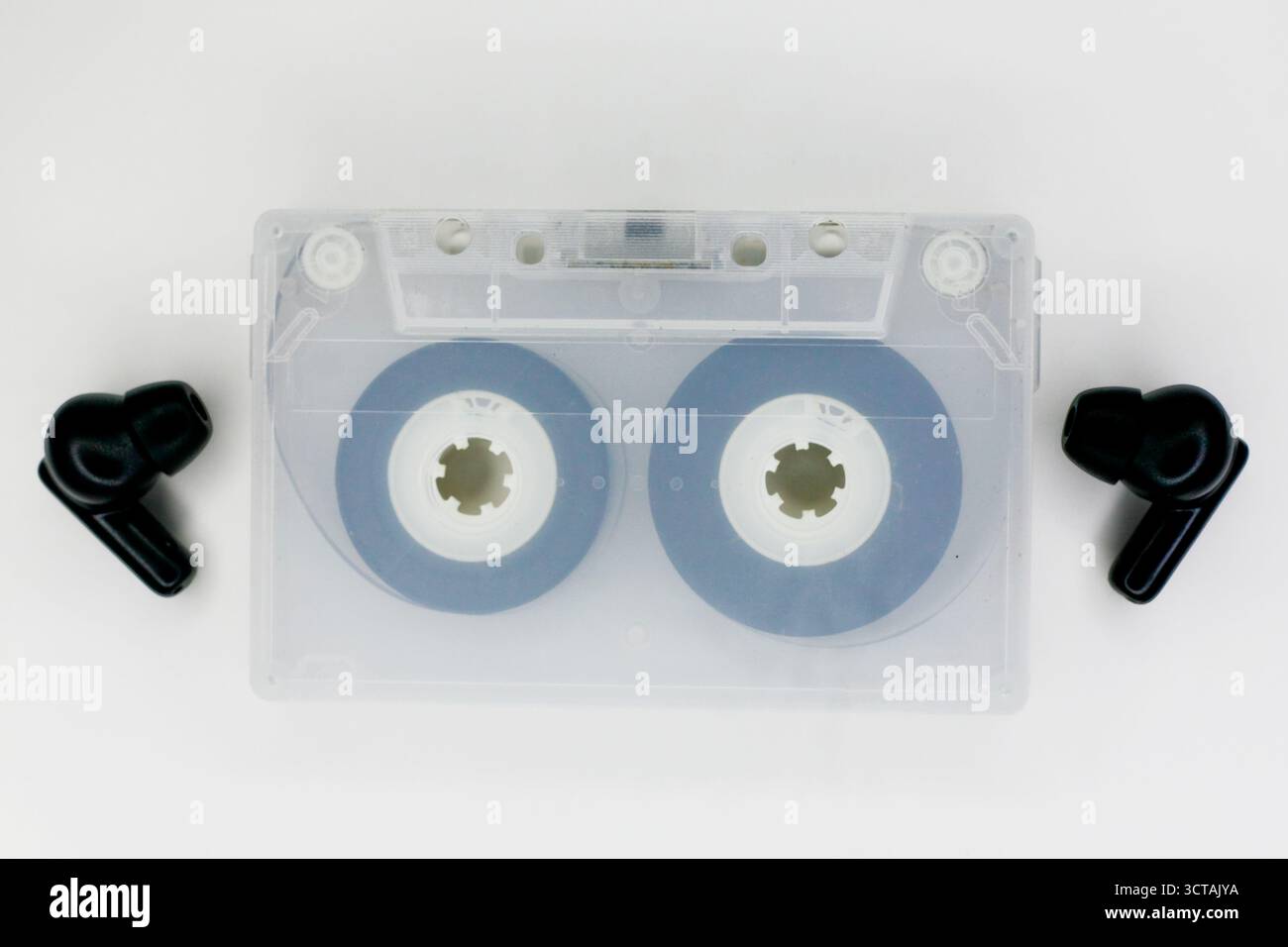 Old cassette tape blank label hi-res stock photography and images