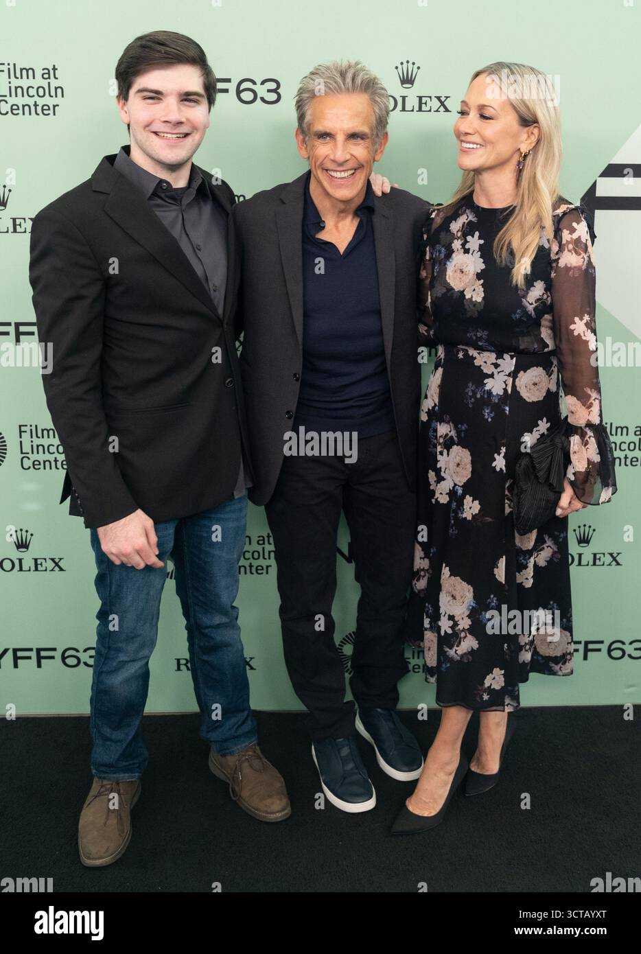 New York, USA. 05th Oct, 2025. Quinlin Dempsey Stiller, Ben Stiller and ...