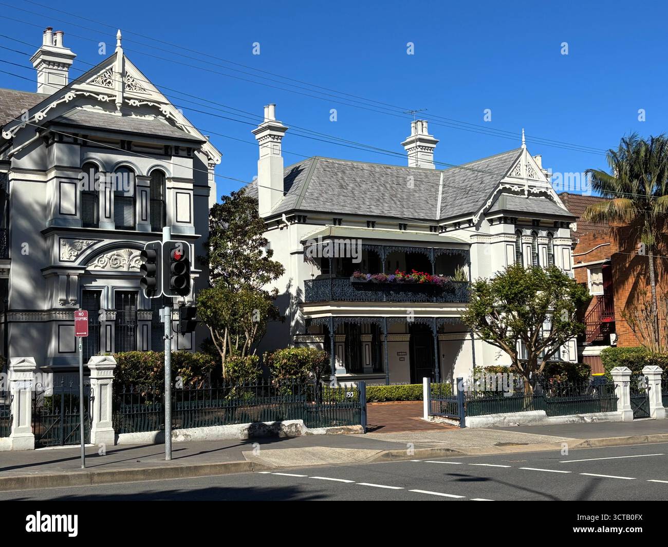 Heritage architecture along Alison Road, Randwick, Sydney, NSW, Australia. No PR - Smartphone Captured Stock Image