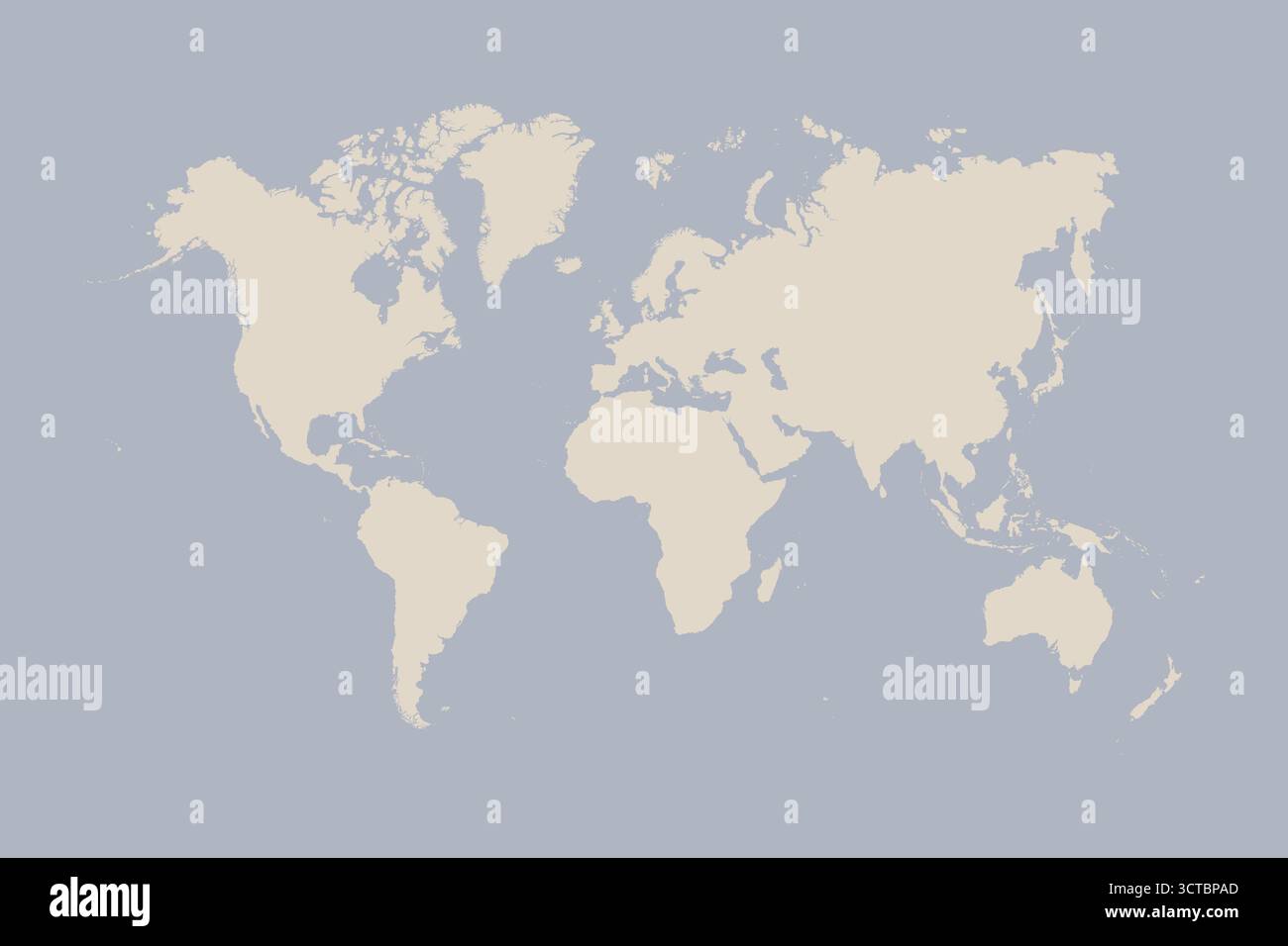 Illustration of a Colored map of world Stock Vector Image & Art - Alamy