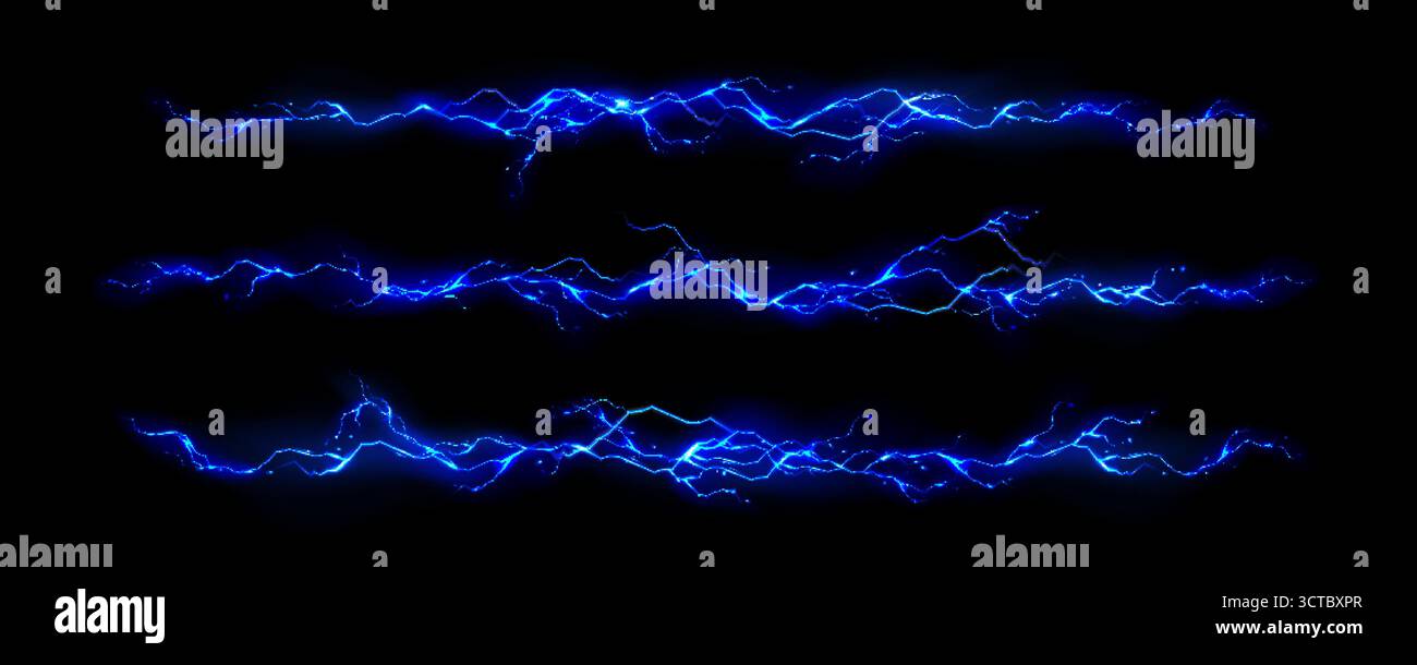 Blue thunder bolt patterns hi-res stock photography and images - Alamy