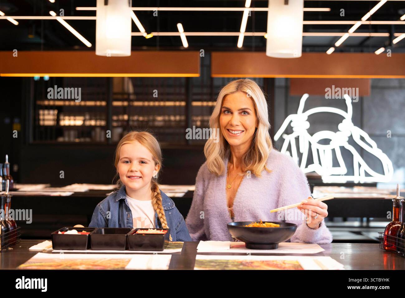 EDITORIAL USE ONLY Kate Lawler And Her Daughter Noa Aged 4 Try editorial-use-only-kate-lawler-and-her-daughter-noa-aged-4-try