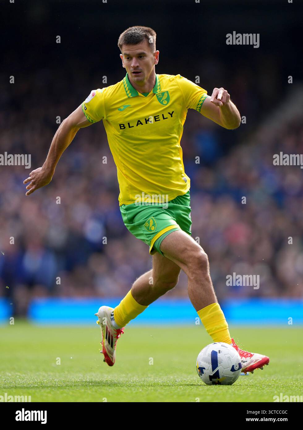 Norwich City's Mirko Topic during the Sky Bet Championship match at ...