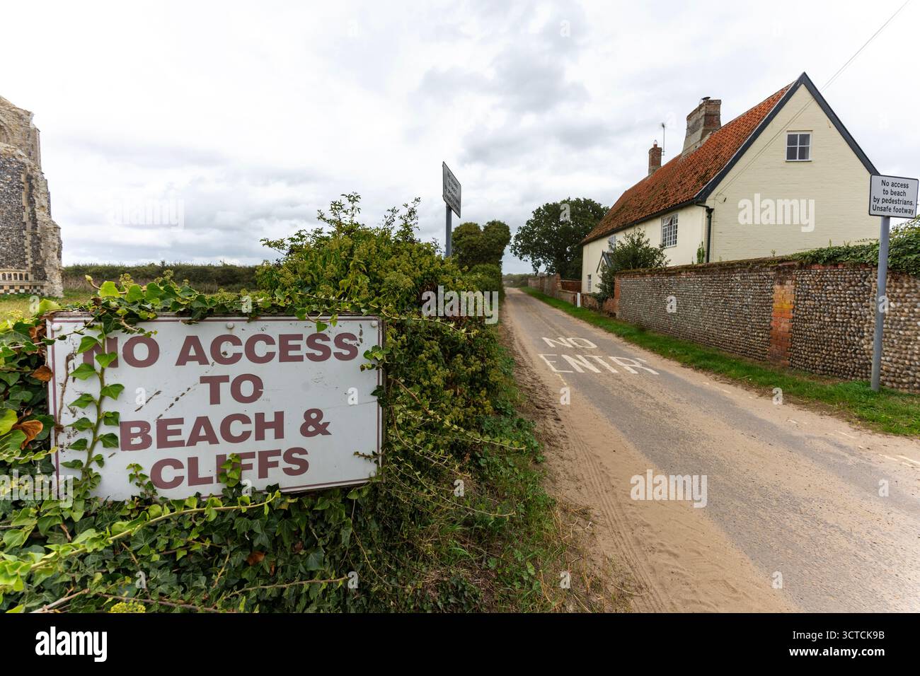 Covehithe Suffolk Stock Photo
