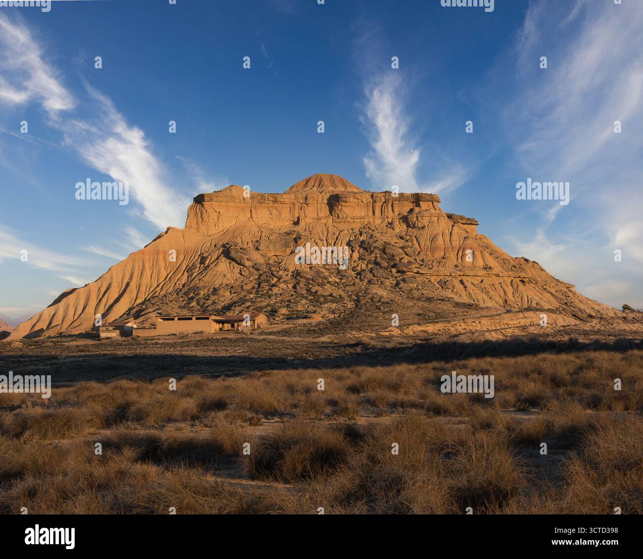 Abstract Desert Badlands Texture at Golden Hour - Striking close-up of ...