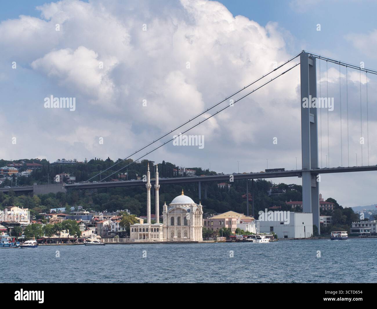 Ortaköy Mosque and Bosphorus Bridge - Iconic Ortaköy Mosque on the ...