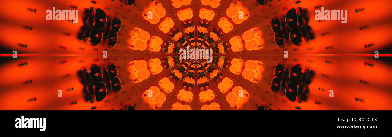 Swirling shapes in warm shades of orange hi-res stock photography and ...