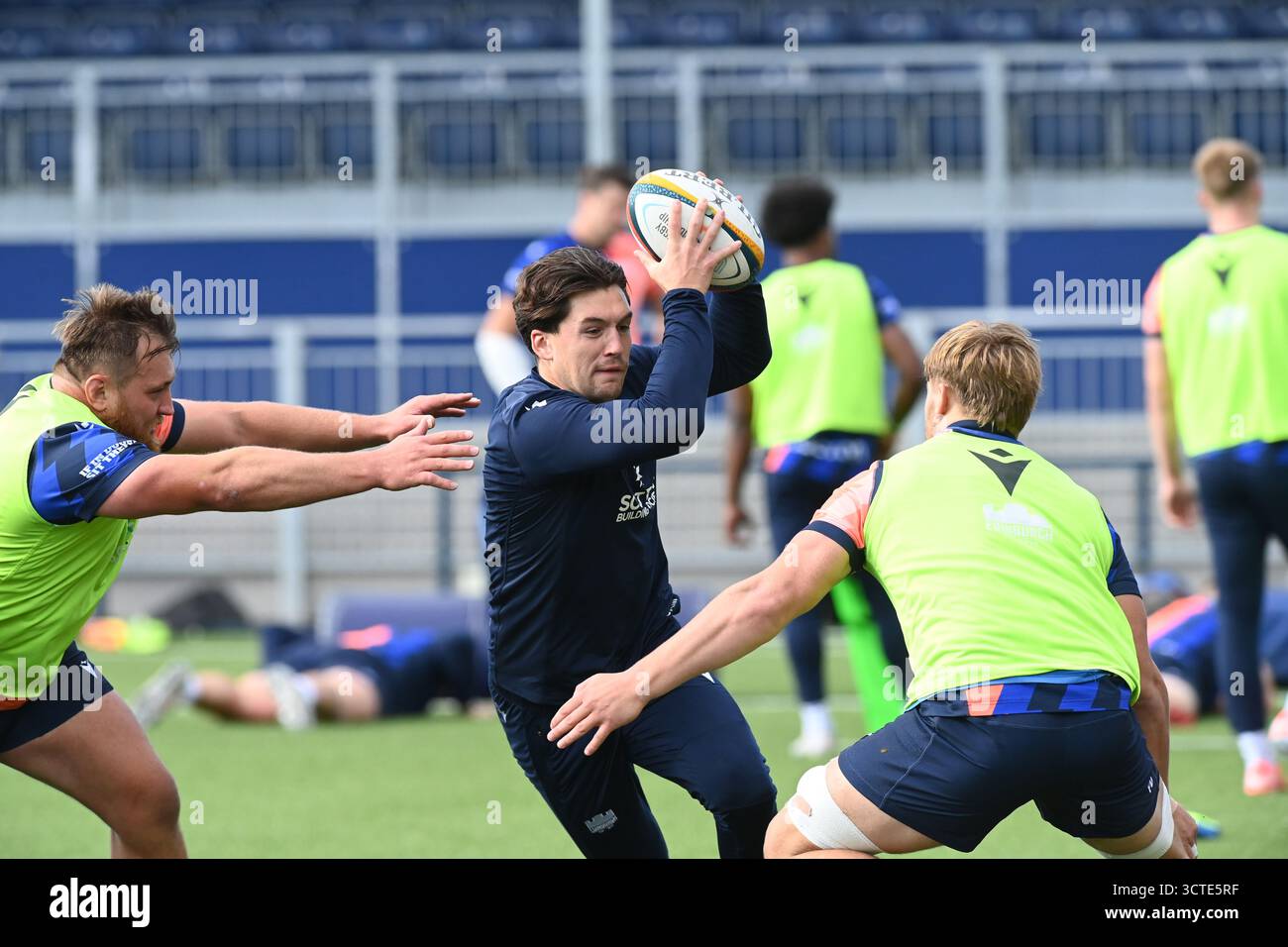 Hive Stadium, Edinburgh, Scotland UK.6th Oct 25 Edinburgh Rugby media ...