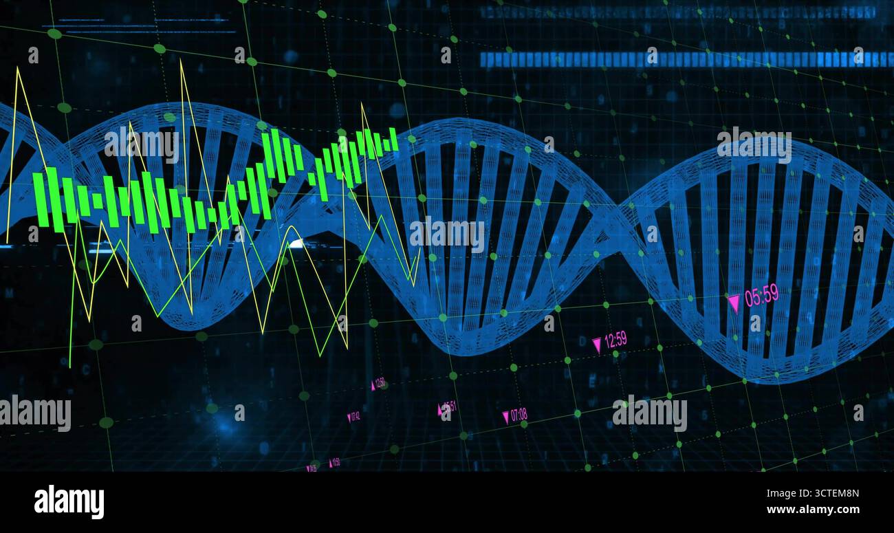 Neon grid background bars graph hi-res stock photography and images - Alamy