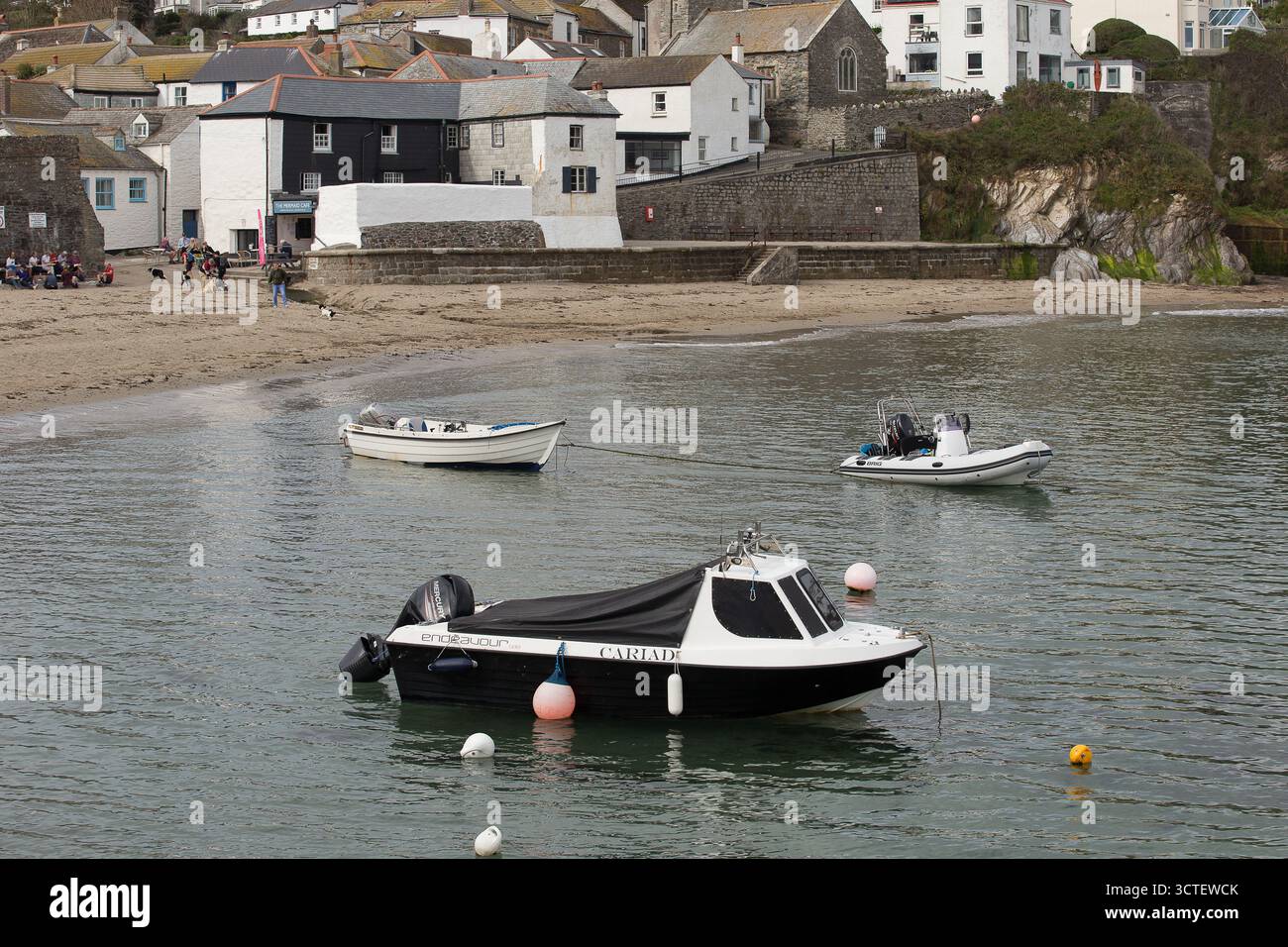 Gorran Haven harbour Stock Photo