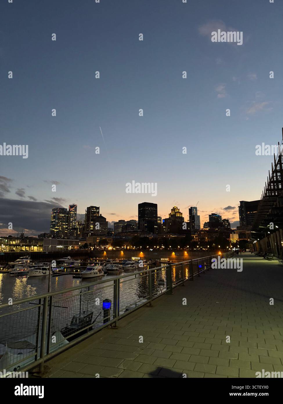 The city exhales as the sun takes its final bow - Smartphone Captured Stock Image