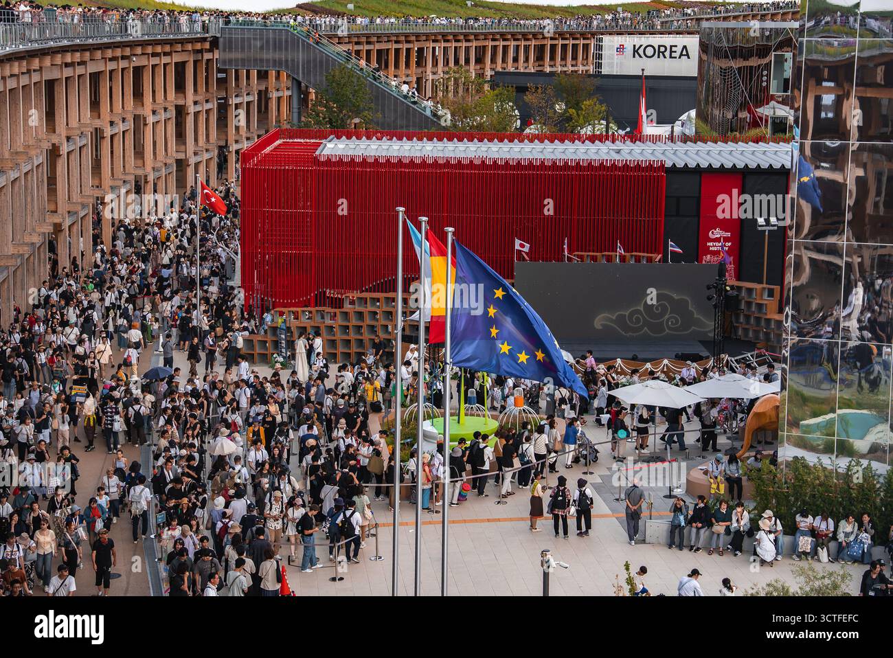 Flags 2025 world expo hi-res stock photography and images - Alamy