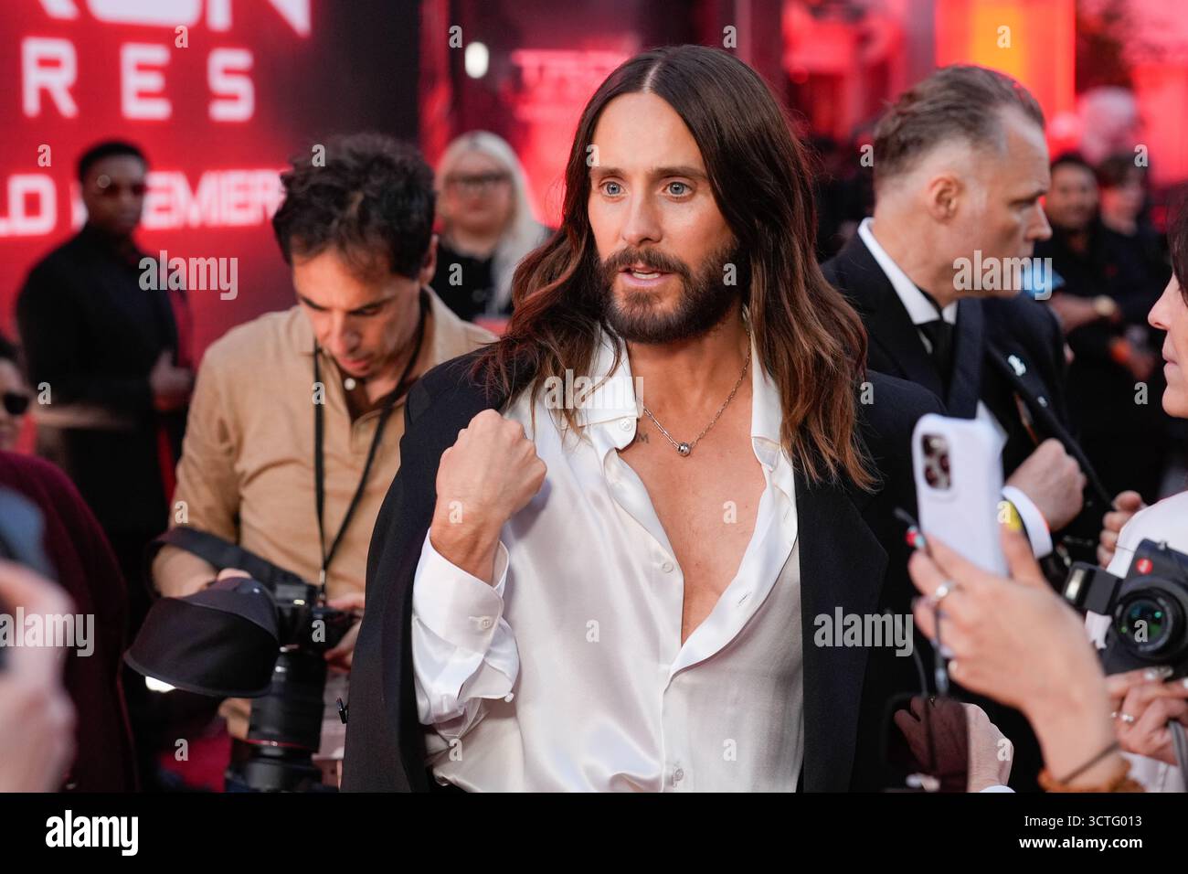 Jared Leto arrives at the premiere of 