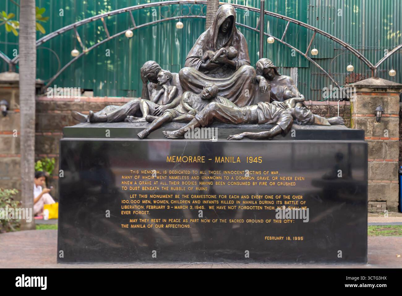 Memorare-Manila 1945 Monument commemorates WW2 events during the battle ...