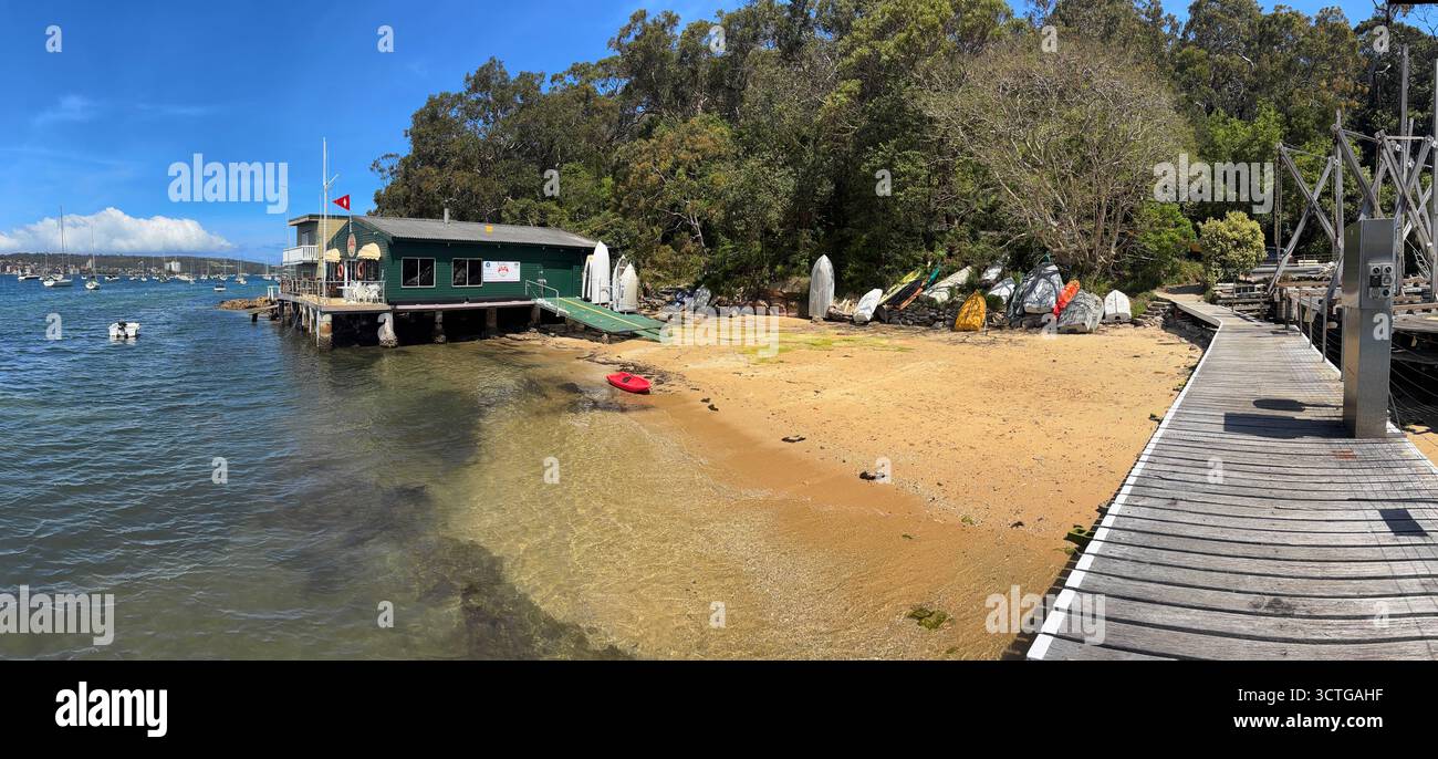 North Harbour Sailing Club, near Manly, Sydney, NSW, Australia. No MR or PR - Smartphone Captured Stock Image