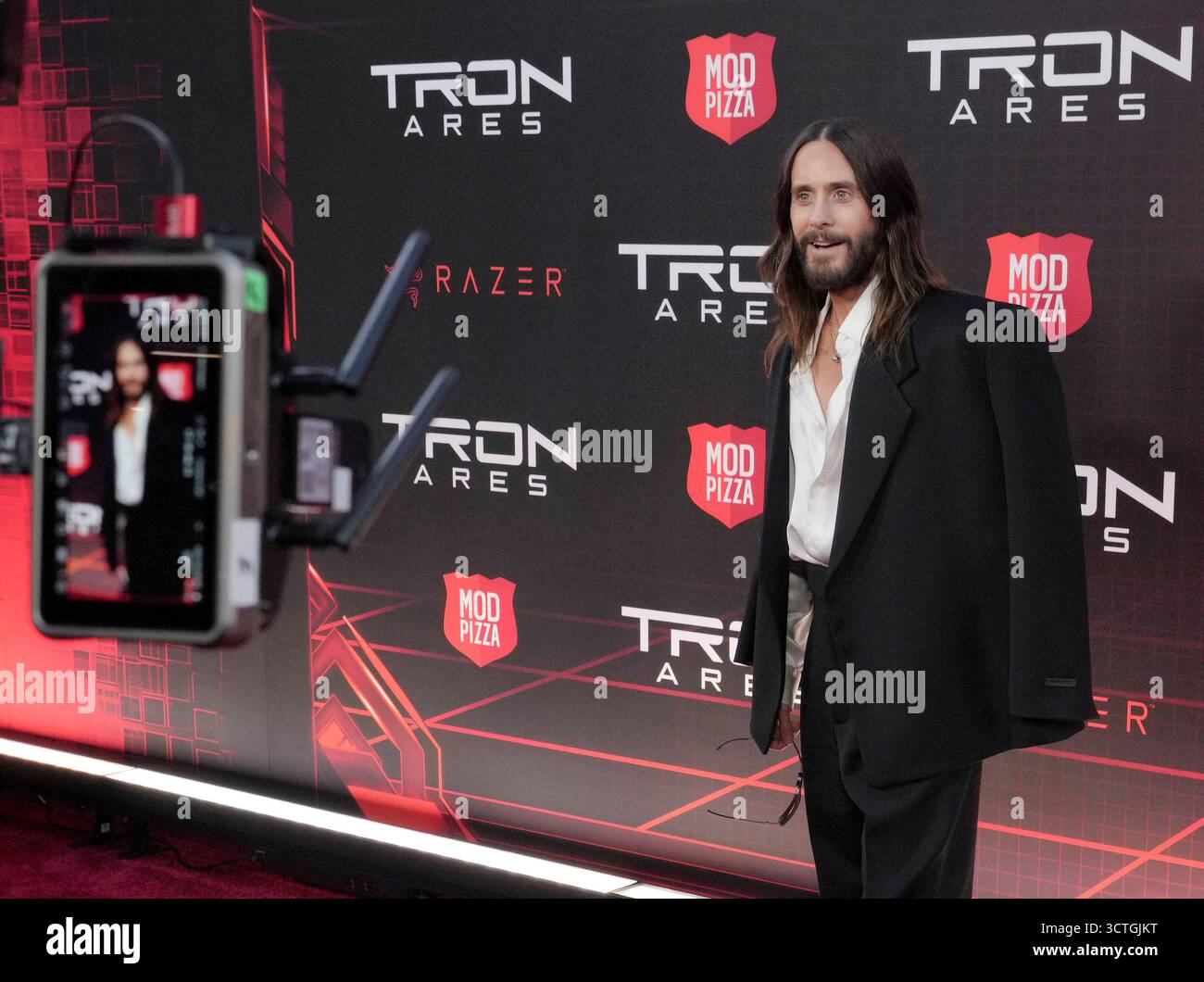 Jared Leto Current Jared Leto arrives at the Disney's TRON: ARES World Premiere held at ...