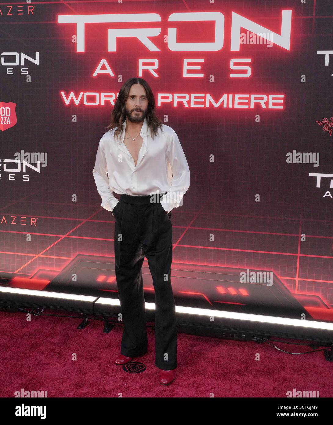 Jared Leto Current Jared Leto arrives at the Disney's TRON: ARES World Premiere held at ...