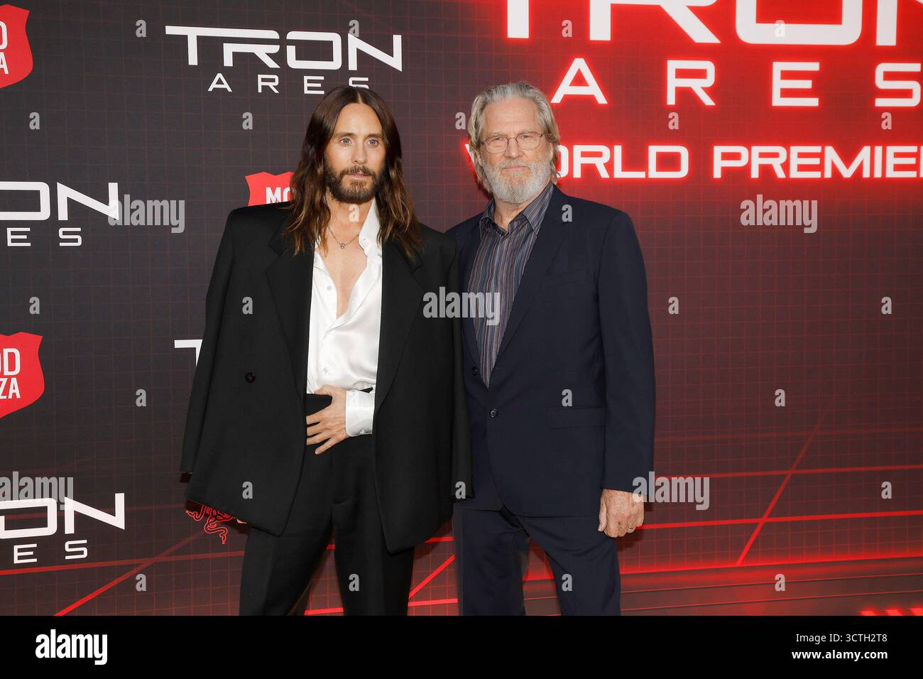 Tron ares, jared leto, jeff bridges hi-res stock photography and images ...