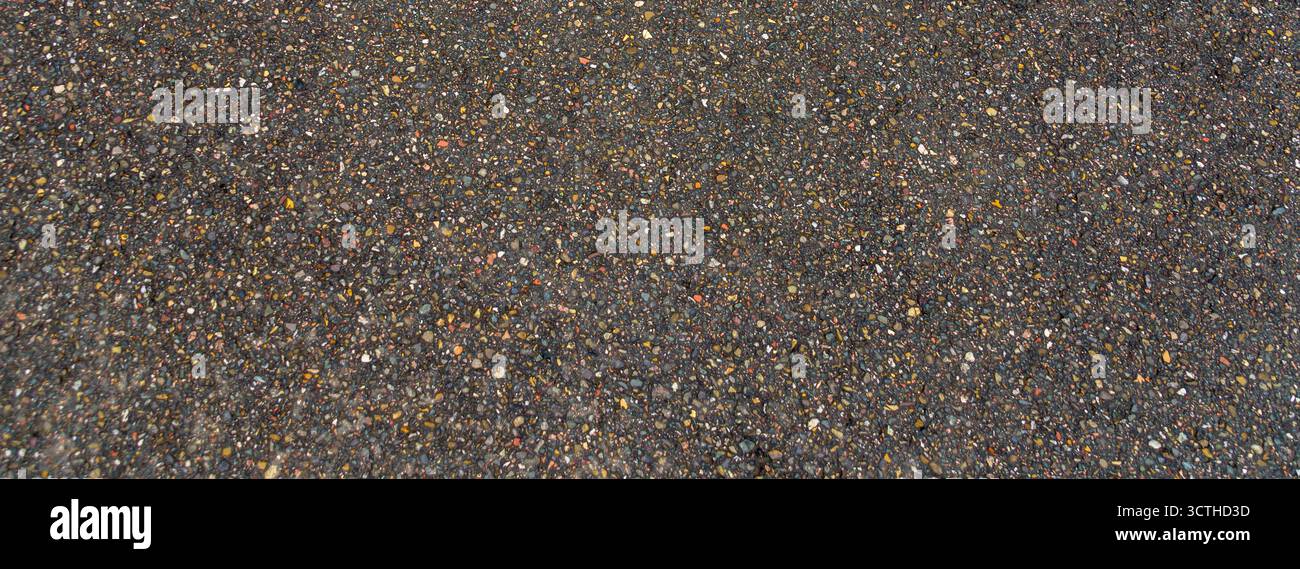 asphalt texture, road surface banner background Stock Photo