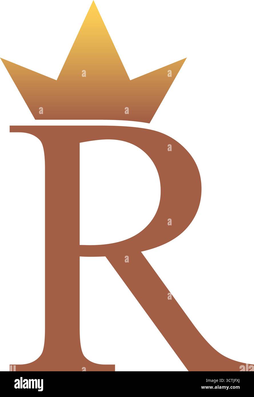 Thousand R. Royal Logo Double R Royal r Stock Vector Images - Alamy