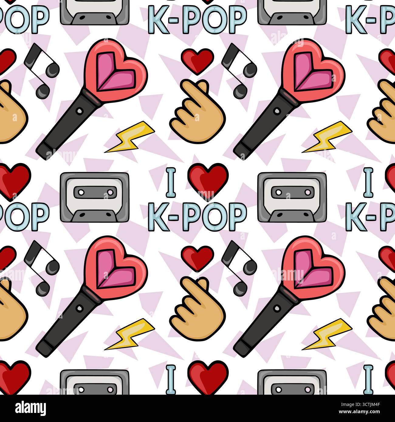 Korean k pop band Stock Vector Images - Alamy