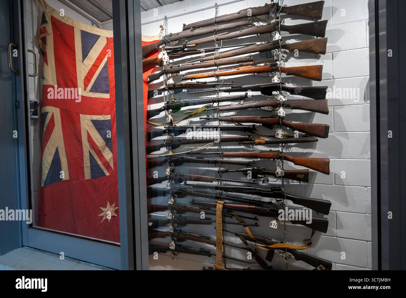 Gun Collection, Folk Museum, Ilfracombe, Queensland, Australia Stock ...