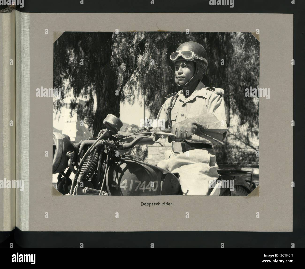 Despatch rider, 1964. Sudan Defence Force Stock Photo - Alamy