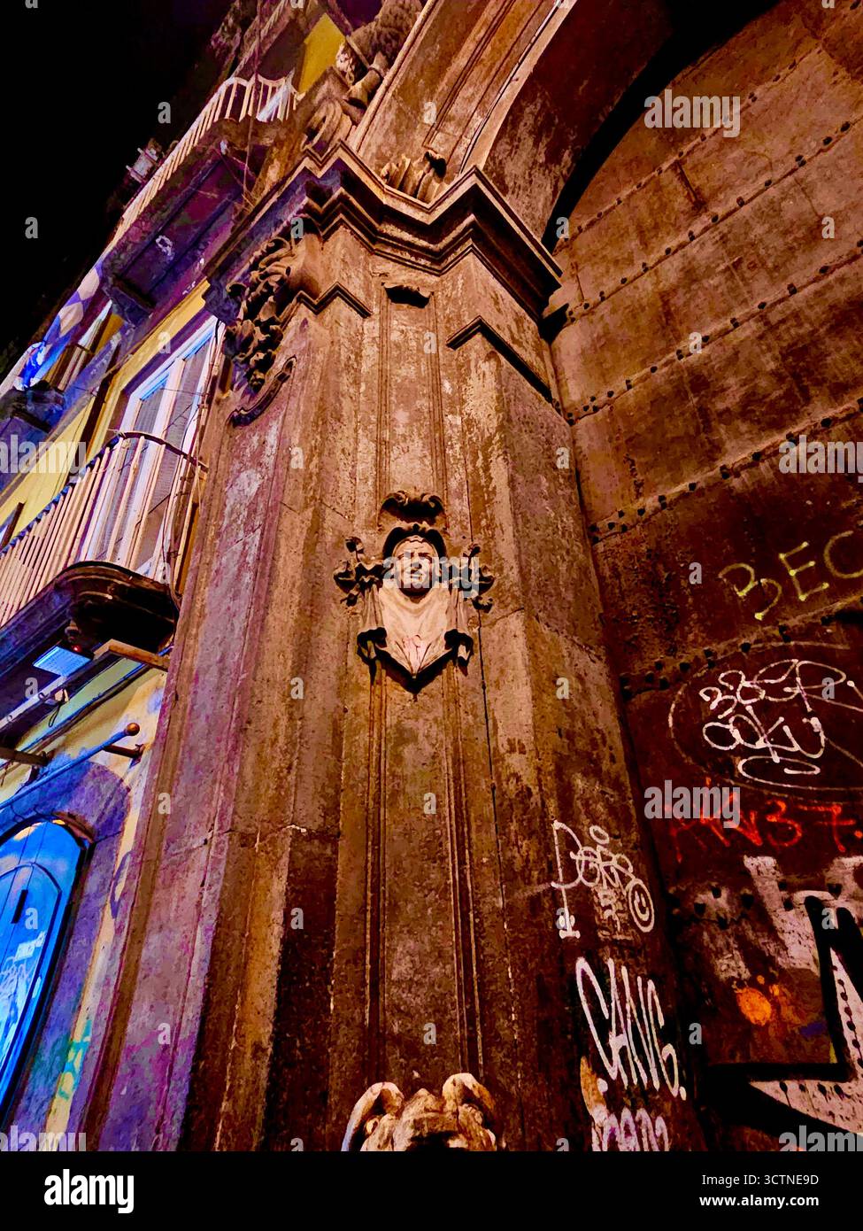 Napoli streets - Smartphone Captured Stock Image