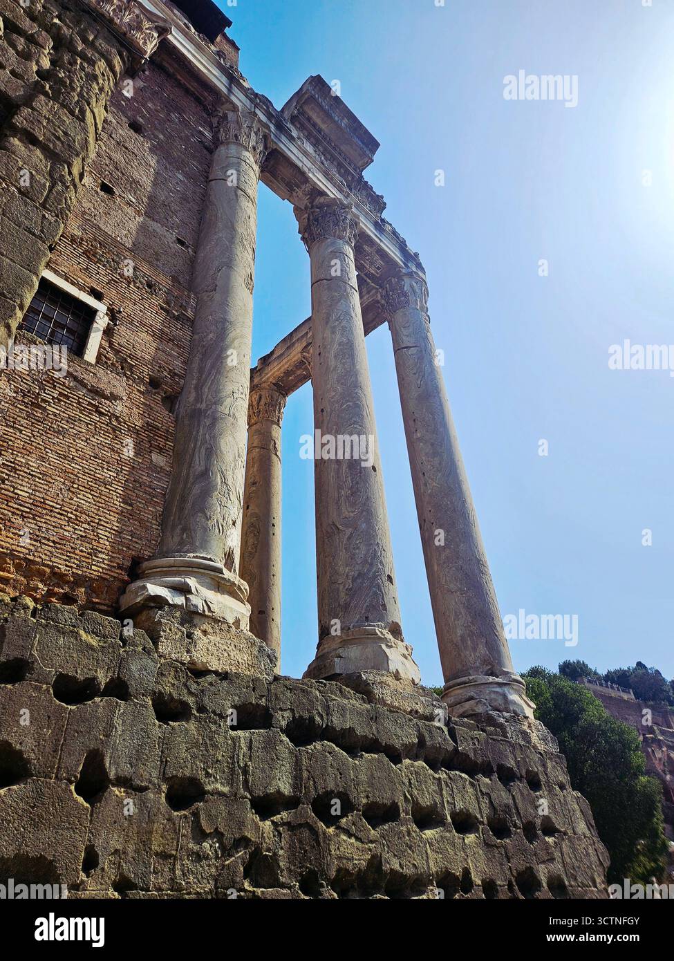Ruins of Rome - Smartphone Captured Stock Image