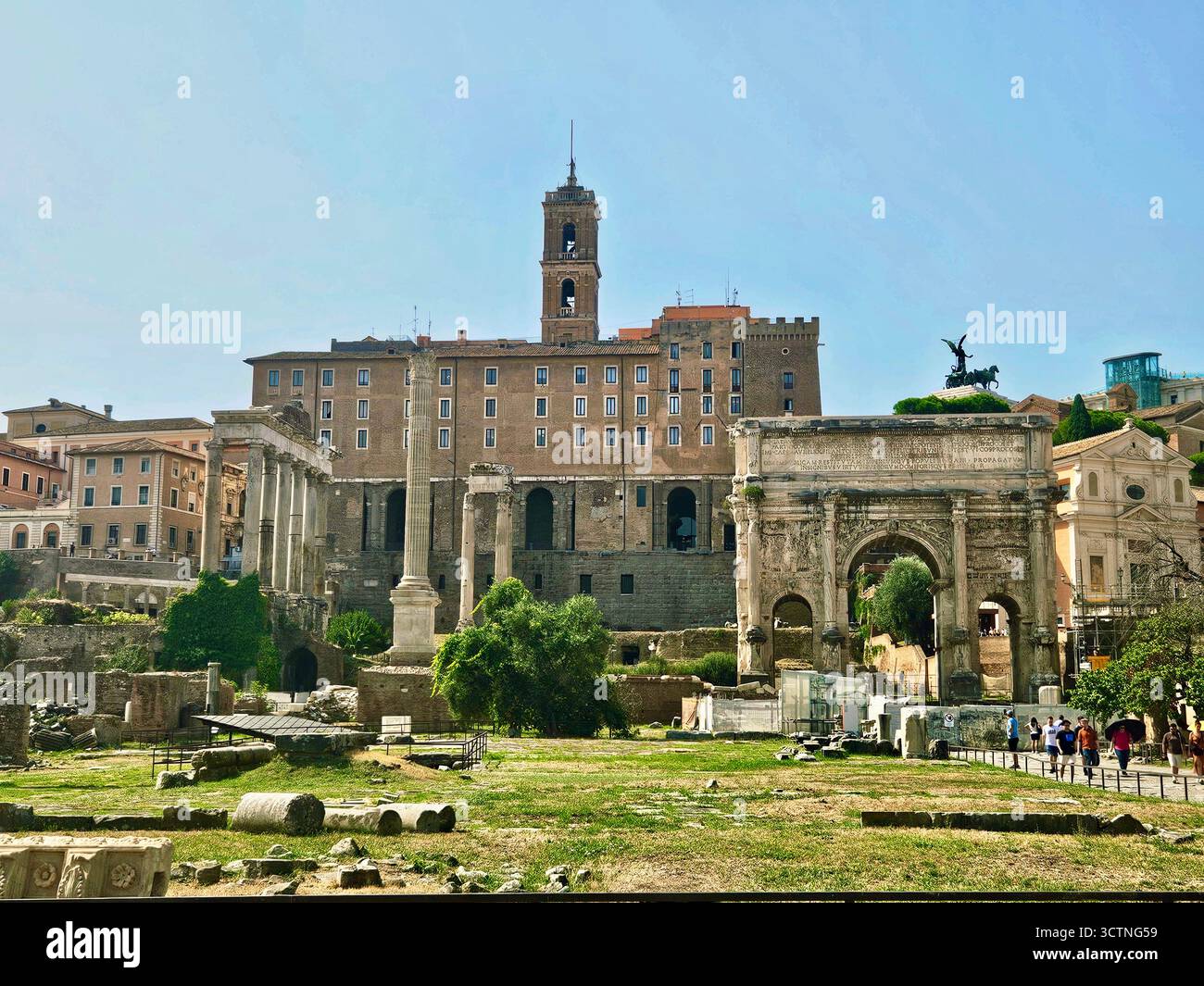 Ruins of Rome - Smartphone Captured Stock Image