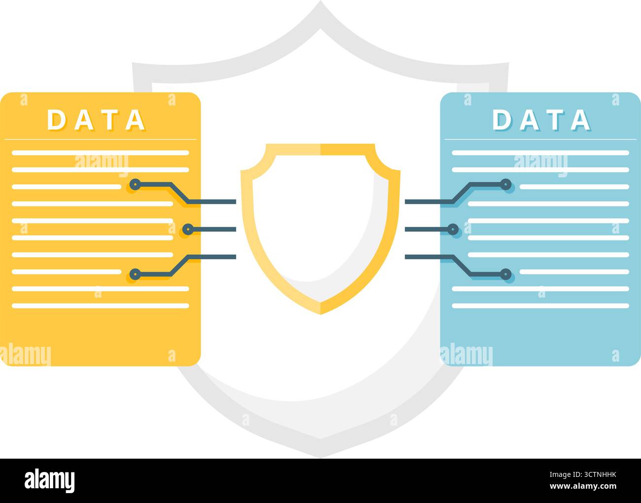 encrypted data Stock Vector