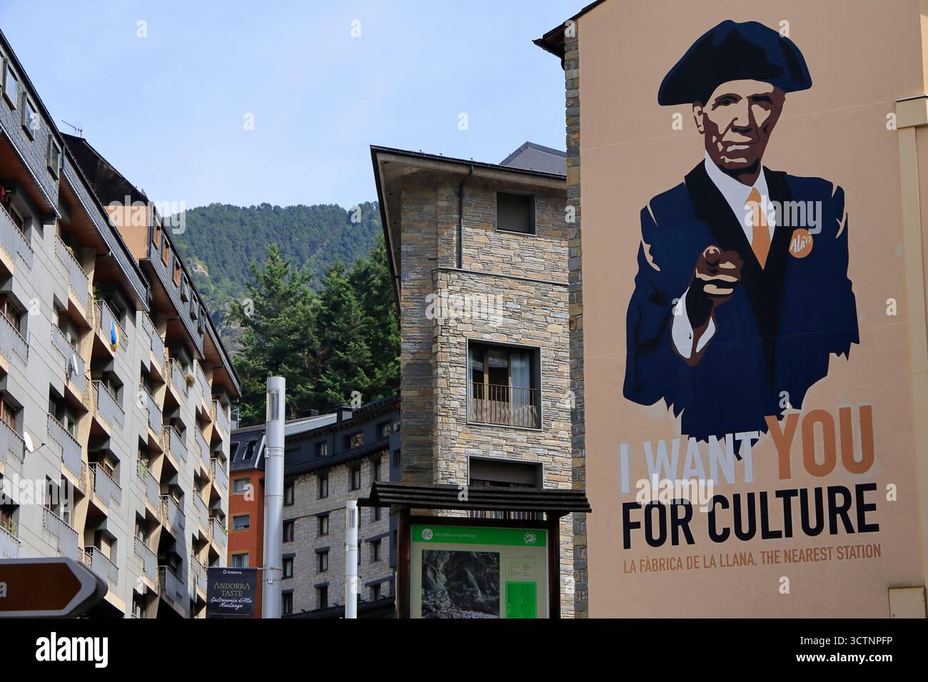 Andorra mountain art hi-res stock photography and images - Alamy