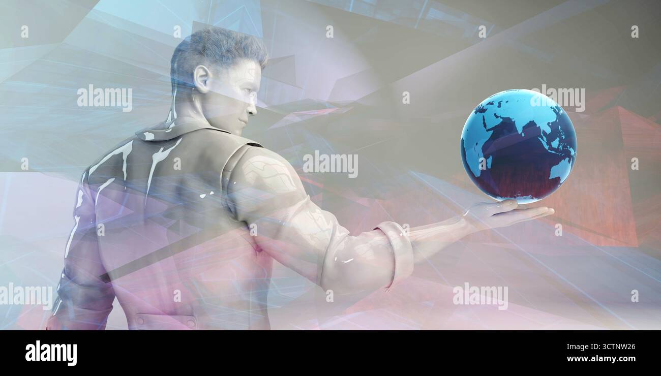 Global Information Technology Startup as a Image Stock Photo