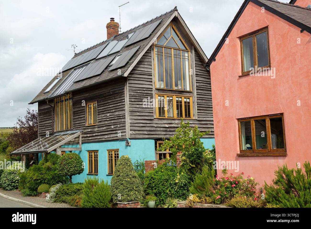 The Concept house in the Wintles Bishop's Castle Shropshire England. Stock Photo