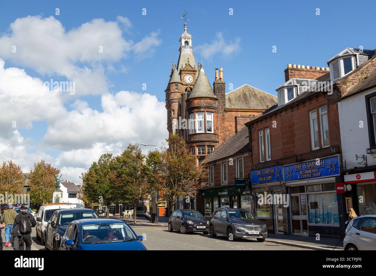 Lockerbie Town Hall, Dumfries and Galloway, Scotland Stock Photo