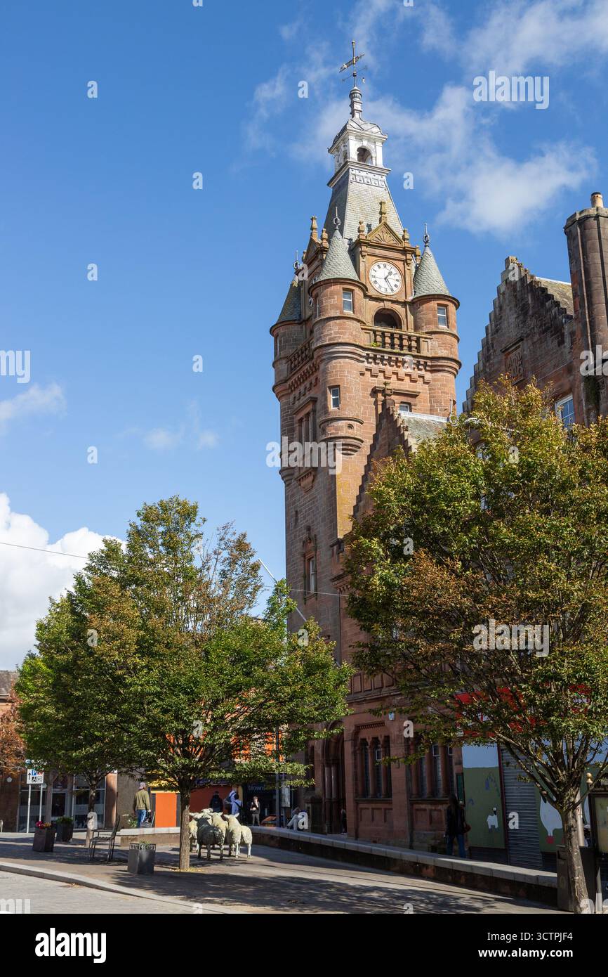Lockerbie Town Hall, Dumfries and Galloway, Scotland Stock Photo