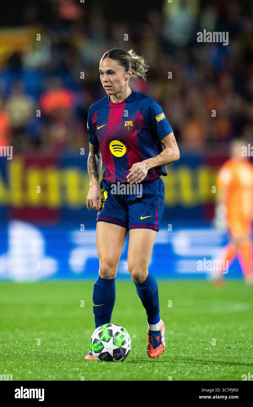 Barcelona, Spain, 7, October, 2025. FC Barcelona player (04) Mapi Leon ...