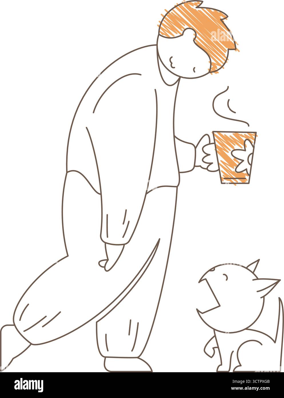 Half a cup Stock Vector Images Alamy