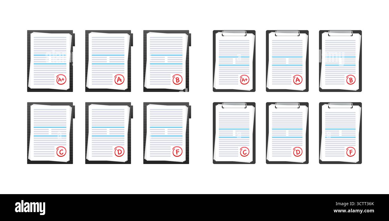 On Test Evaluating academic performance with different letter grades on tests ...