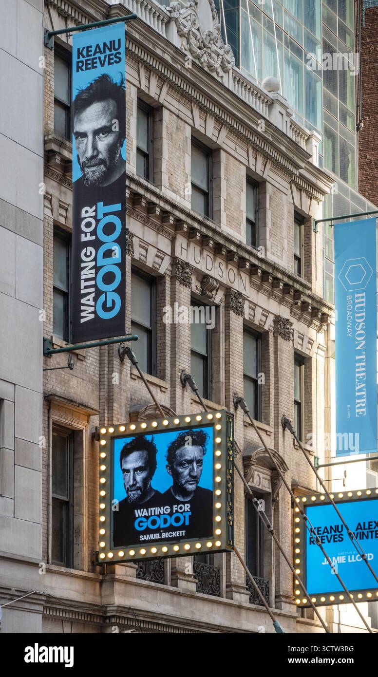 Waiting for Godot starring Keanu Reeves and Alex Winter at the Hudson ...