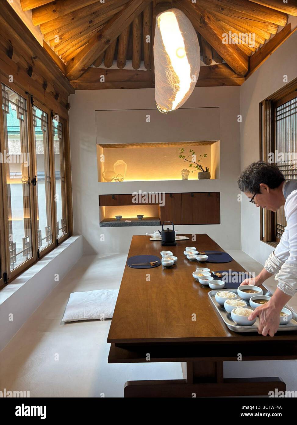 Korean traditional furniture hi-res stock photography and images