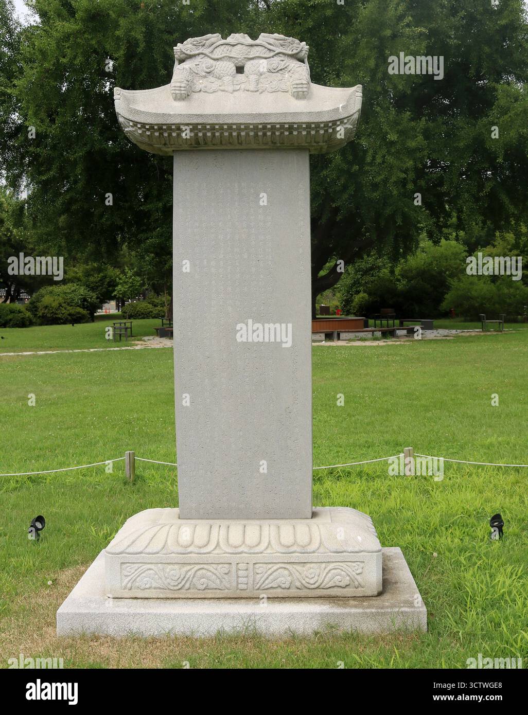 Rectangular Monuments A photograph of the replica of the Pukkwan Victory Monument ...