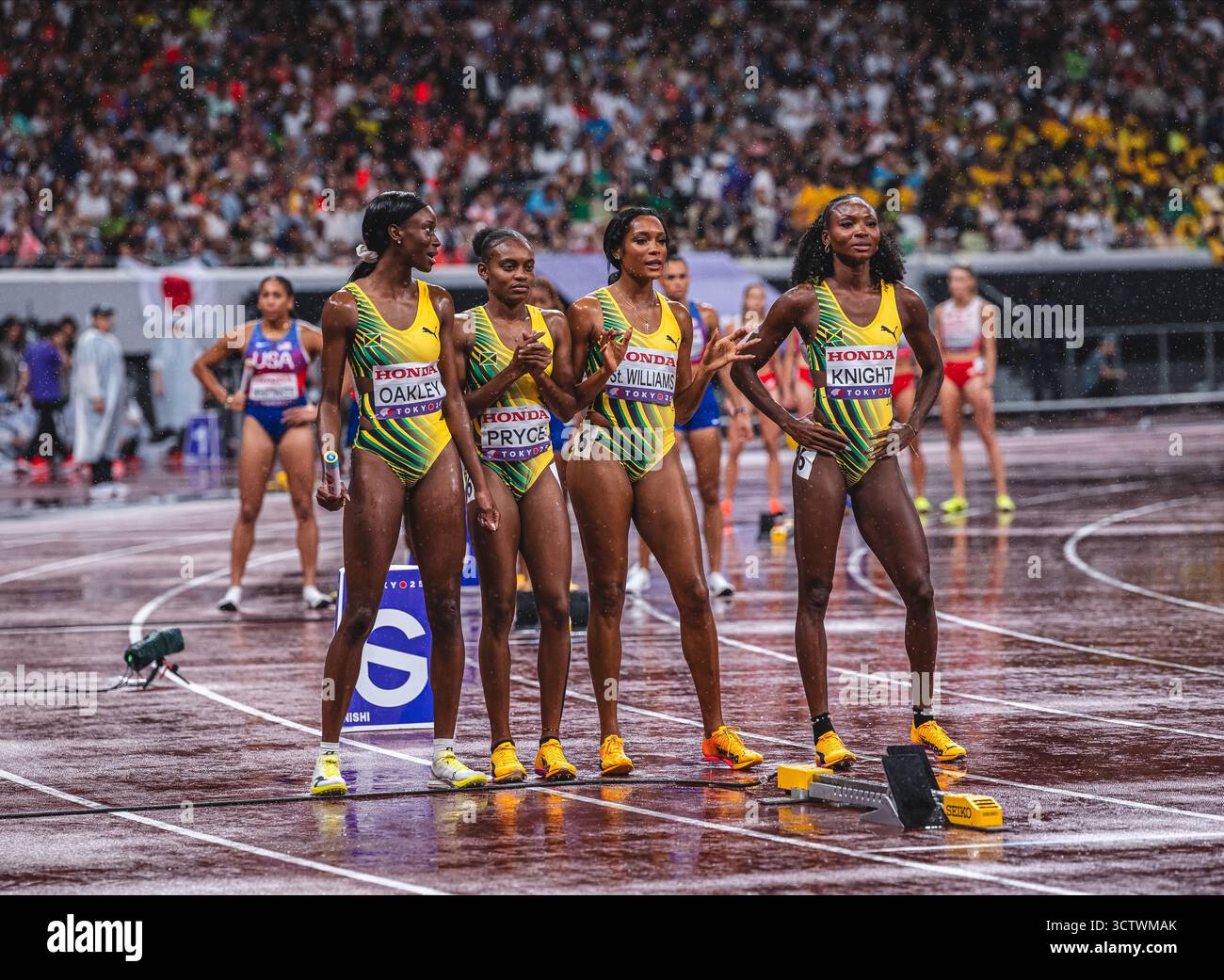 Stacey-Ann Williams,Nickisha Pryce,Andrenette Knight and Dejanea Oakley ...