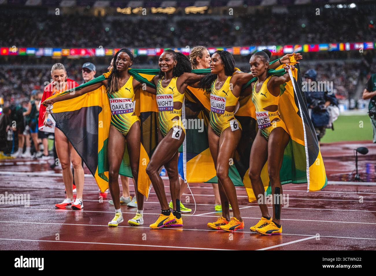 Stacey-Ann Williams,Nickisha Pryce,Andrenette Knight and Dejanea Oakley ...