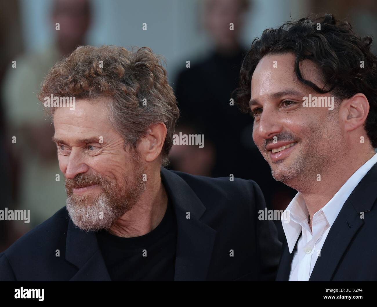 Solnicky Venice, Italy. 31th August, 2025. Willem Dafoe and Gastón Solnicki ...